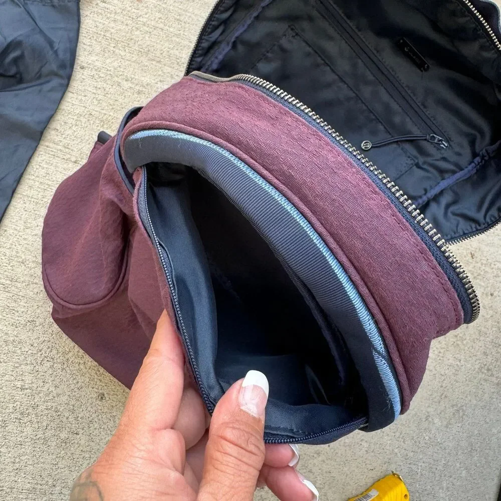 Lululemon Athletica Purple Backpack